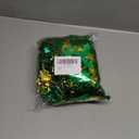 20/40/60/80 FT St Patricks Day Garland Decor Gold Green Shamrock Hat Tinsel Garland, Shiny Metallic Streamer Twist Garland Hanging St Patricks Day Decorations for Home Indoor Outdoor Party Supplies