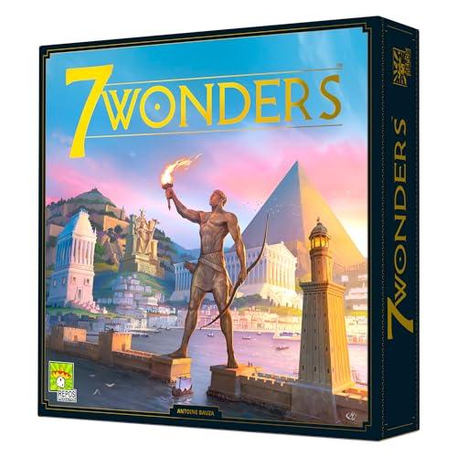 Asmodee 7 Wonders Board Game (New Edition) - Lead Your Civilization to Prosperity, Strategy Game for Kids and Adults, Ages 10+, 3-7 Players, 30 Minute Playtime