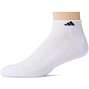 adidas Men's Athletic Cushioned Low Cut Socks with Arch Compression for a Secure Fit (6-Pair) 5-8