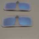 Polarized Flip up Clip-on Sunglasses 2 Pack Anti-Glare UV400 Lens for Fishing Driving over Prescription Glasses
