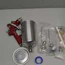 Professional HVLP Spray Gun Kit with 1.4/1.7/2.0mm Nozzles & Air Regulator, for Auto Paint, Primer and Top CoatRed