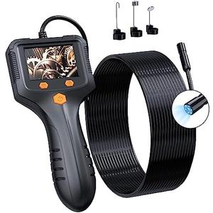 Daxiongmao Borescope, Endoscope Camera with Light, IP67 Waterproof Endoscope, 1080 HD Inspection Endoscope, Snake Camera with 50FT Semi-Rigid Cord, Gadgets for Men(2.4")