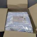 chiinvent Oversized King Bedspreads 128x120 Extra Wide Coverlet Sets, 5 Piece Double-Sided Damask Jacquard Large Quilts, Lightweight and Reversible, Widen Cal King, Light Gray