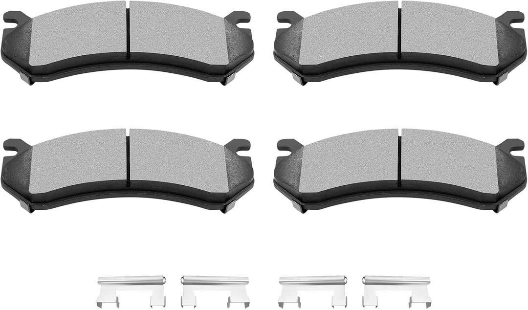 Rear Brake Pads, ECCPP 4pcs Rear Ceramic Brake Pads Kits Pads Sets for Chevrolet, for Cadillac and for GMC ATD785C, D785-7653