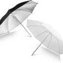 43" Translucent White Soft Umbrella & Silver Reflector Diffuser Umbrella for Studio/Outdoor Photo and Video Lighting Accessories