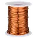 Kanayu Magnet Copper Wire Enamelled Insulated Magnet Winding Wire, Speaker Coil Temperature Rating 155 for Electric Appliance, 1 Pound Spool(Copper Color,0.064" Dia,82ft, 14 AWG)