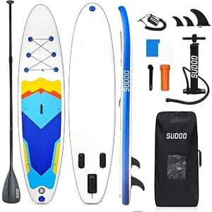 SUDOO 10'6" Inflatable Stand Up Paddle Board for Adults of All Skill Levels