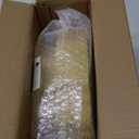 COLOSUS Disposable Lemon Yellow Plastic Plates 60Pcs, Light Baby Yellow Party Plates, Heavy Duty 30 Dinner plate 10.5 and 30 Salad/Dessert Plate 8.25 for Easter day Party Dinner