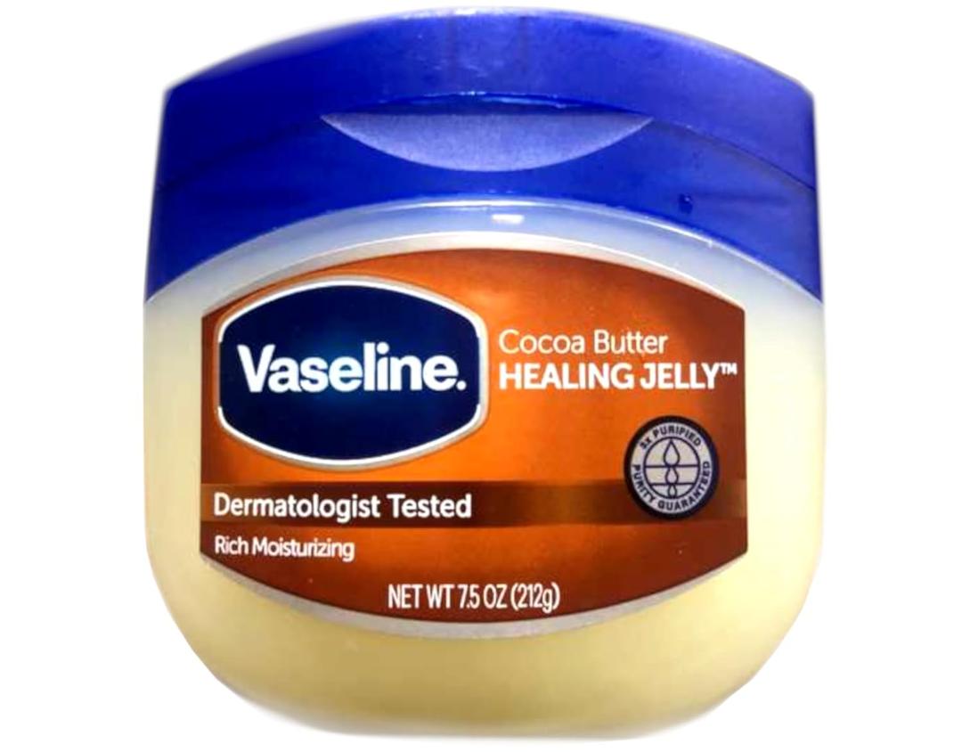 Vaseline Petroleum Jelly, Cocoa Butter, 7.5 Oz (7.5 Ounce (Pack of 1))