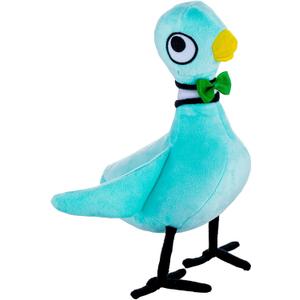 Don't Let The Pigeon Drive The Bus Plush for Mo Willems Pigeon Books Series Pigeon Stuffed Animal, Book Characters Plush Gifts for Kids(Light Blue)