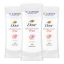 Dove Aluminum Free Deodorant for Women 3 Count Rose Petals 72 hour odor protection 2.6 oz