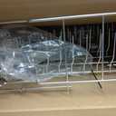 UPGRADED WD28X10384 Dishwasher Lower Rack Compatible with GE Dishwasher Rack Replacement Parts,WD28X10166 WD28X10309 GLD5660N00SS GLD4560R00SS Stainless Steel GE Dishwasher Bottom Rack with Wheel