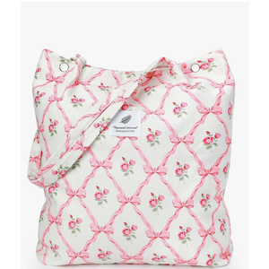 Tote Women Girls, Large Capacity Corduroy Reusable Grocery Shoulder Bag with Inner Pockets