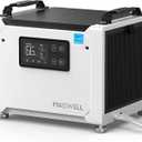 Moiswell 70 Pints Commercial Dehumidifier with Drain Hose, Compact Crawl Space Dehumidifiers for Basement and Home, Energy Star Certified, Automatic Defrost