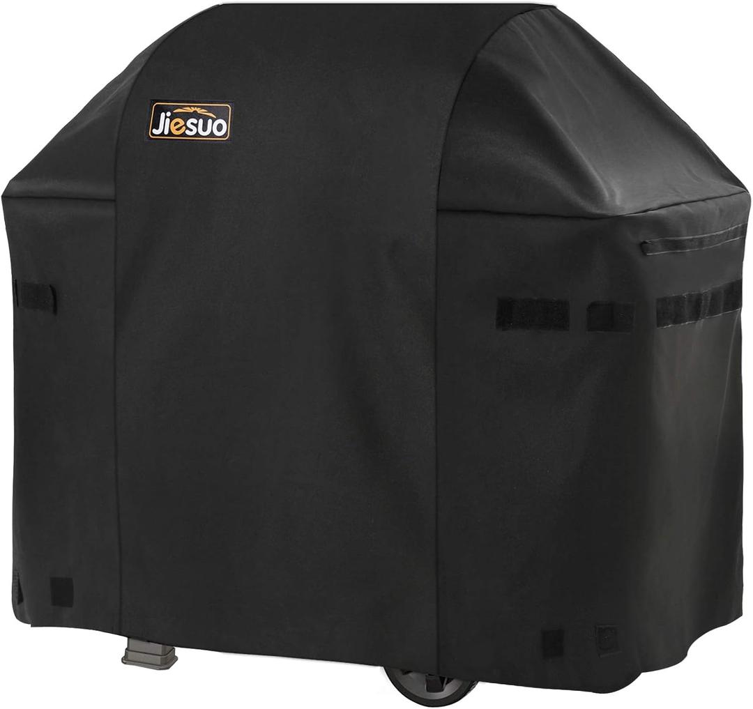 Grill Cover for Weber Spirit and Spirit II 310: Heavy Duty Waterproof 51 Inch 3 Burner Weather Resistant Ripstop Outdoor BBQ Covers
