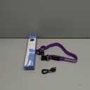 VIZPET LED Dog Collar, Light Up Dog Collar Adjustable USB Rechargeable Super Bright Safety Light Glowing Collars for Dogs (Purple, Large[18.89-23.62 inch/48-60cm])