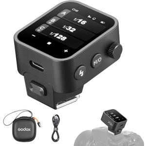 Godox X3 X3-S Flash Trigger for Sony, High-Definition OLED Screen, 1/8000s HSS TTL TCM Function, USB-C Charge Flash Transmitter, GODOX X3S X3 S Touchscreen Wireless Flash Trigger Transmitter