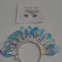 Farochy Headbands - Led Glow Headband With Face Jewels. One Size Fits All, 3 Flashing Modes. Premium Material, Widely Used For Parties, Weddings, And Photography.