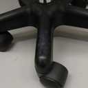 FURWOO Hexagon Rolling Stool Height Adjustable Stool with Wheels for Spa Salon Massage Black