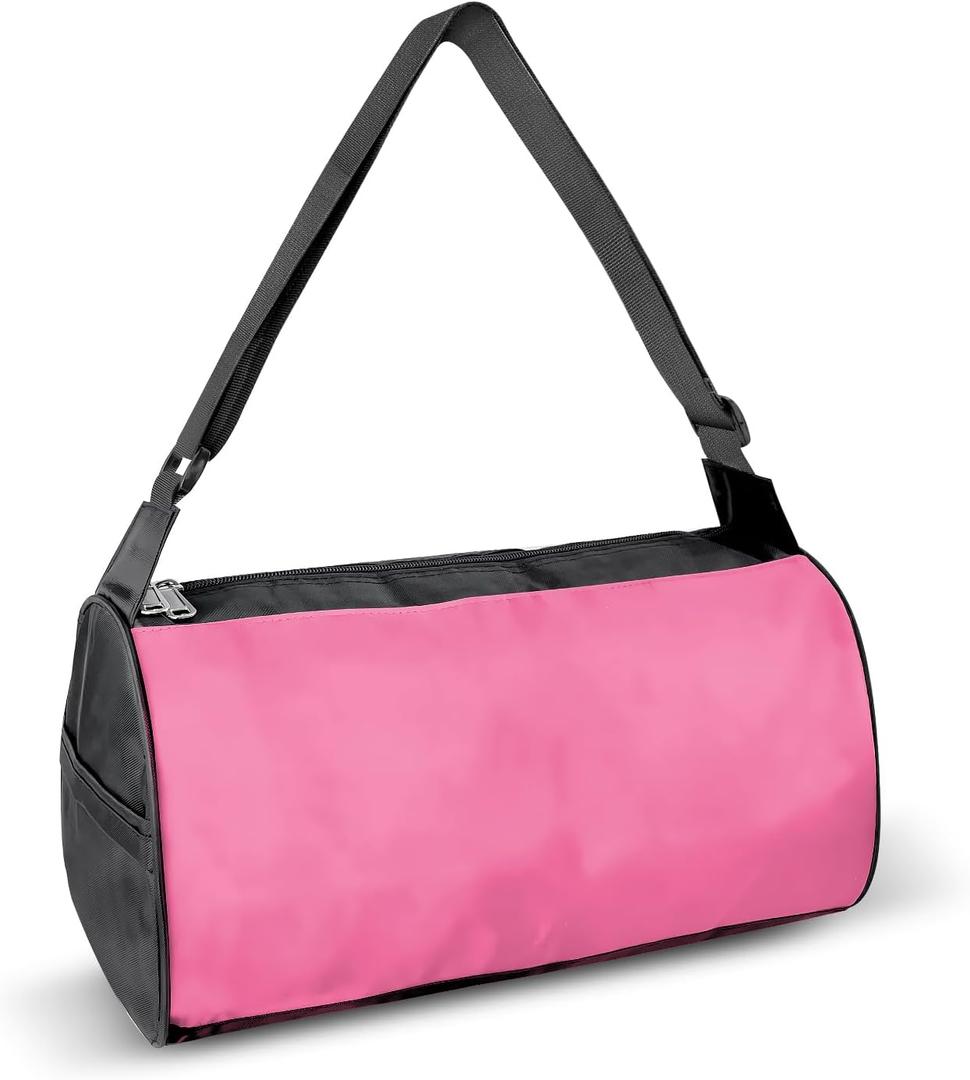 C&F BOGMOST Small Travel Duffel Bag Foldable Waterproof Gym Bag for Gym Beach Swim Bags Men Women Duffle Bag Lightweight Oxford Cloth Sports Bags-Pink