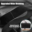 Cosy Family 8 Pack Heavy Duty Extra Large Moving Bags with Backpack Straps - Strong Handles & Zippers, Storage Totes For Space Saving, Fold Flat, Alternative to Moving Box (Set of 8, Black)