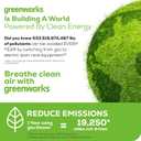 Greenworks 40V (130 MPH / 550 CFM ) Brushless Axial Leaf Blower, Ultra-Powerful for Wet Leaves, Heavy Debris, Gravel and Driveway Snow, Includes 4.0Ah Battery and Charger