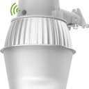 250W Equivalent Barn Light with 29W LED bulb Outdoor Dusk to Dawn Area and Flood Light with Photocell UL Listed LED Security Light for barn Garage Yard Warehouse 4000K 3300LM 120Vac Gray 1Pack