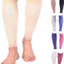 Doc Miller Compression Calf Sleeve for Men & Women, Premium Medical Grade, 15-20mmHg Graduated Support for Running, Calf Tear, Shin Splints, Knee High, Calf Sleeves, 1 Pair