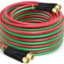 RX WELD Oxygen Acetylene Hose 1/4Inch × 50 Feet with 9/16"18 B fittings,Torch Hose,Grade R (50 Feet)