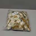 WILLBOND 36 Pieces Christmas Poinsettia Glitter Faux Flowers Christmas Artificial Flowers Tree Ornaments Topper Xmas Decorations(Gold)