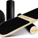 Yes4All Balance Board Sports Trainer, Surf Trainer Board With Adjustable Stoppers, Improve Core Strength and Balance Control