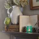 Blue Votive Candle Holders Set of 24, Blue Candle Holders for Wedding Centerpieces, Teal Decor for Home, Vintage Boho Party Table Bridal Shower Centerpieces for Table Decor