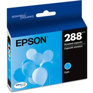 EPSON 288 DURABrite Ultra Ink Standard Capacity Cyan Cartridge (T288220-S) Works with Expression XP-330, 430, 434, 340, 440, 446 (1 Count (Pack of 1))