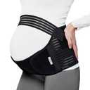 Maternity Belly Bands for Pregnant Women Adjustable Belly Band for Pelvic & Back Pain  Ideal Pregnancy Belt for All Stages of Gestation  Pregnancy Must Haves for To Be Moms (Black, X-Large)