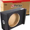 Atrend Bbox 12AME 12-Inch Single Sealed Shallow Mount Downfire Enclosure, black (12AME*)