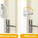 Home Security Door Reinforcement Lock for Children and Senior Premium Interior Door Latches with Alarm for Interior Doors to Defend Your Home