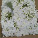 Artificial Flowers, 205 pcs Real Looking White Silk Fake Hydrangea Bulk, White Faux Bridal Shower with Stems for DIY Wedding Bouquets, Home Centerpieces Arrangements, Party Tables Decorations