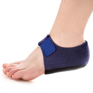 Welnove 2PCS Heel Protectors, Heel Sleeves Pads, Heel Pads Cushion, Heel Support for Relieving Heel Pain from Plantar Fasciitis - Heel Spur -Tendinitis- Cracked Heels (1 Count (Pack of 1), Blue - Primary)
