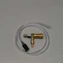 Adjustable Chemical Injector Kit, Downstream Injector Kit for Pressure Washer, 3/8 Inch Connectors, Soap Injector with Siphon Hose & Soap Nozzle,4500PSI