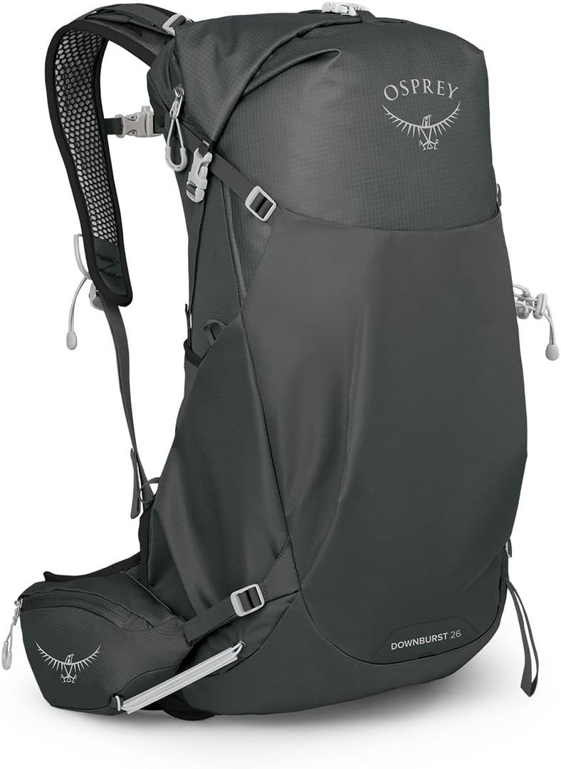 Osprey Downburst 26L Men's Hiking Backpack, Dark Charcoal, One Size