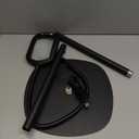 10X Rectangular Magnifying Glass with Light and Stand, 24" Flexible Gooseneck Floor Lamp, 3-in-1 LED 5 Color Modes, Brightness Stepless Dimmable Lighted Magnifier Hands Free for Craft, Hobby, Reading (Black)