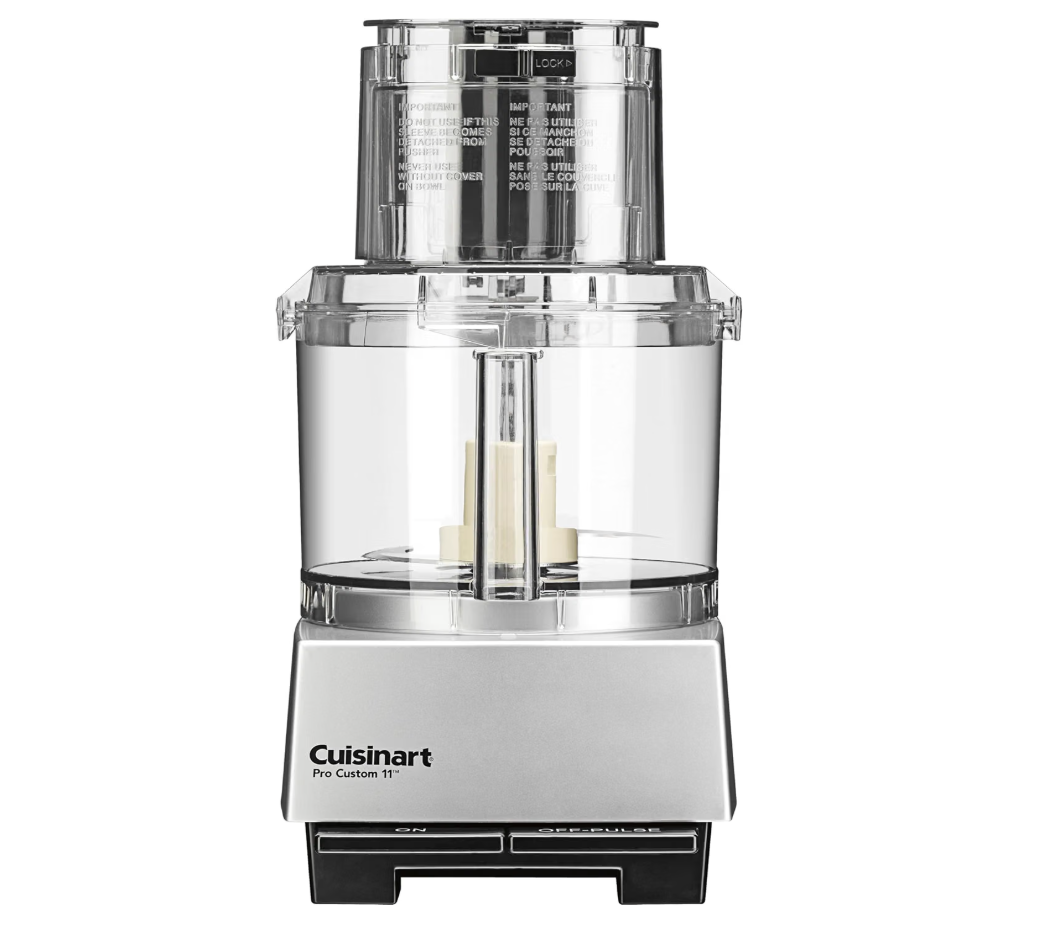 Cuisinart Food Processor, Dishwasher Safe 11-Cup Food Processor with Slicing & Shredding Discs, Cuisinart Pro Custom 11 Stainless Steel Electric Chopper & Kitchen Food Processor, Chrome, DLC-8SBCYP1