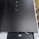 SHW 51 x 59 Inches L-Shaped Home Office Wood Corner Desk with Box Box File Drawers, Black