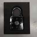 Fingerprint Padlock, Fingerprint/Password/Key Card/App Unlock, USB-C Rechargeable Waterproof Biometric Padlock for Gym Locker, School Locker, Backyard Gate, Shed, Fence Door