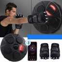 Music Boxing Machine, Interactive Punching Trainer with Boxing Gloves, Large Size Wall Mounted Electronic Boxing Target for Adult Kids