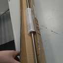 Amazon Basics Tension Curtain Rod, Adjustable 36-54" Width, Nickel, Classic Finial