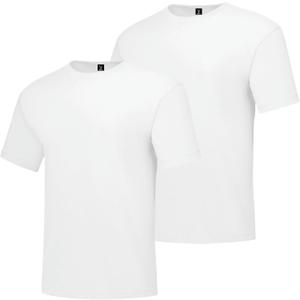 Hanes Men's Beefy-t T-Shirt, Heavyweight Cotton Tee, 1 Or 2 Pack, Big & Tall, L Tall