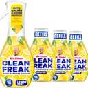 Mr. Clean Clean Freak Multi Surface Cleaning Spray, Deep Cleaning Mist Starter Kit and Refill Bundle, Lemon Zest Scent, 64 fl oz