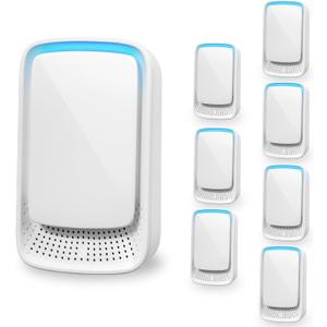 2026 New Plug in Air Purifiers Air Ionizers for Dust Mites, Odor Eliminator for Home with Negative Ion Generator, Quiet Portable Air Freshener Plug In for Bedroom, Office, Kitchen, Smoke, Dust (8)