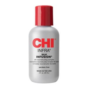 CHI Infra Silk Infusion, Silk Reconstructing Leave-In Hair Treatment for Creating Smooth, Shiny, Strong Hair, 2 Oz (2 Fl Oz (Pack of 1))